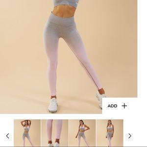 Gymshark Ombré Seamless Leggings Size Large